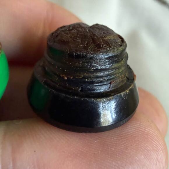 Vintage Molinard Habanita Concréta Perfume Balm | Hand Painted | Made in France - Picture 6 of 6